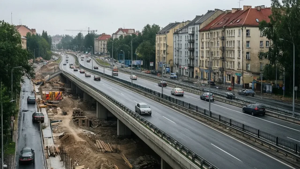 Mieszkańcy Kamiennego Potoku skarżą się na uciążliwy hałas z budowy nowej drogi