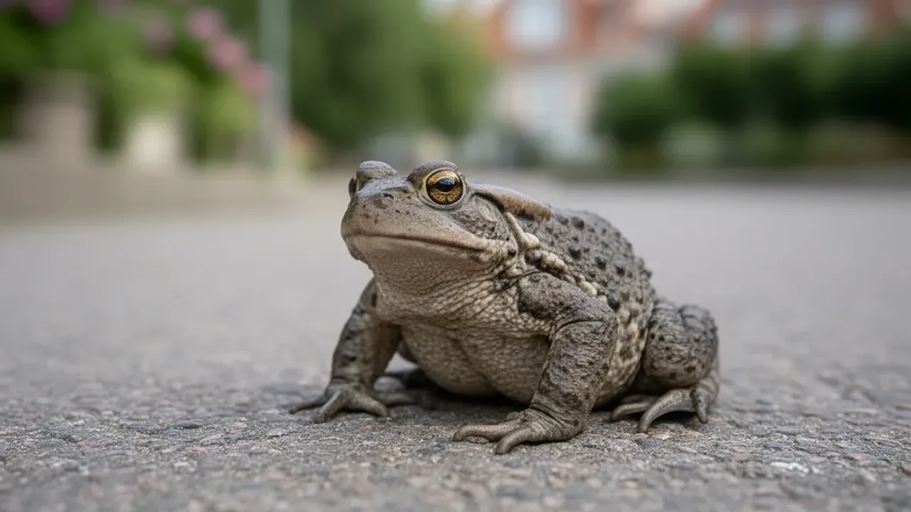 Ropucha szara w ogrodach – jak pomóc płazom podczas wędrówki [Poradnik]