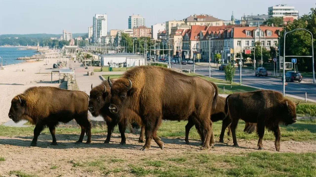 Żubry w Puszczy Darżlubskiej – czy zapuszczają się w okolice Sopotu